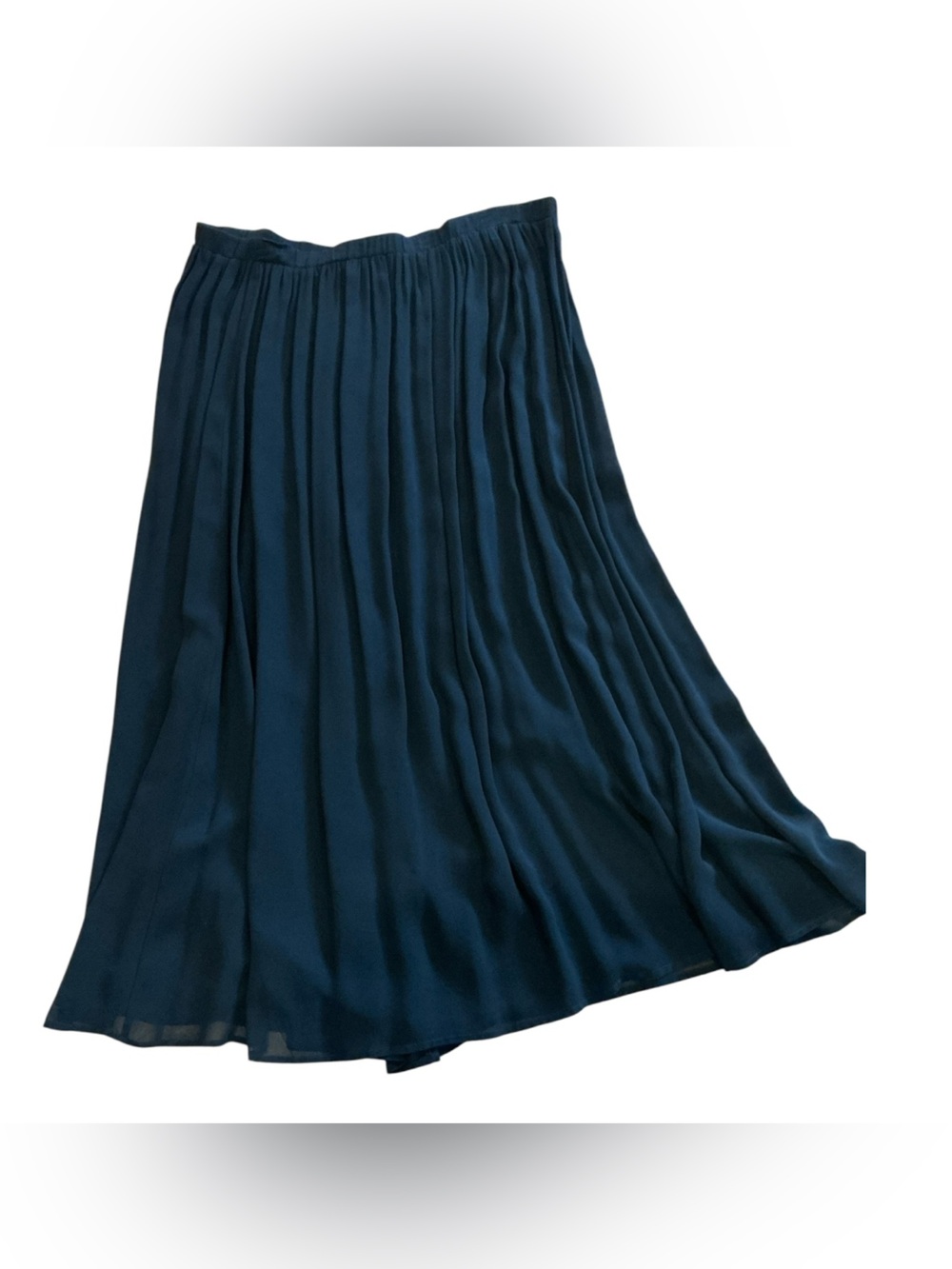 J. Crew Pleated Maxi Skirt - Black